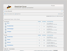 Tablet Screenshot of forum.klassik-karts.de